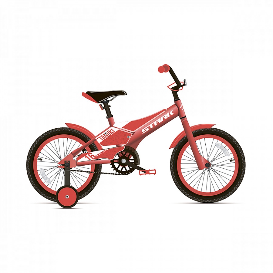 Велосипед Stark'20 Tanuki 16 Boy красный/белый H000015183