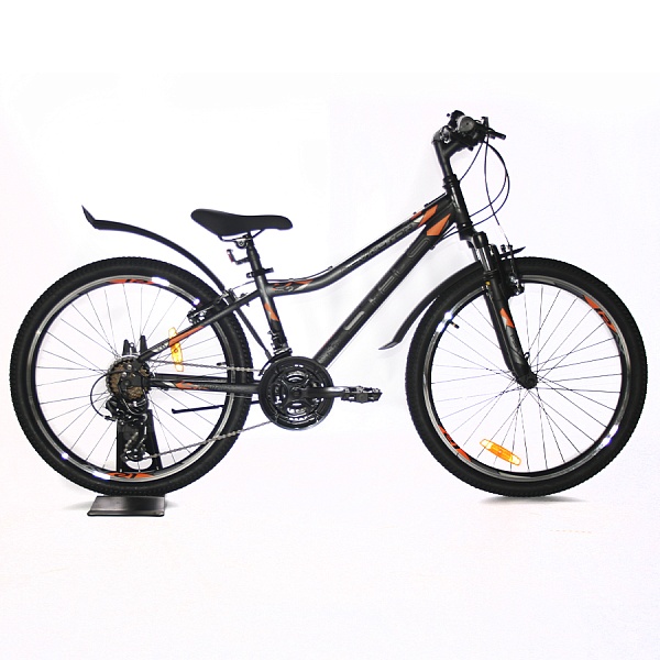 Велосипед Stels Navigator 24" 410 V 21 sp V010 Антрацитовый/Чёрный (LU091557)
