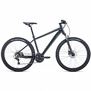 Велосипед 27,5" Forward Apache 27,5 3.0 disc AL Черный матовый/Черный 20-21 г