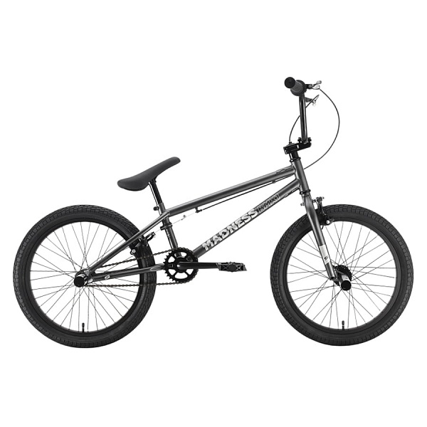 Велосипед Stark'22 Madness BMX 1 серый/серебристый HQ-0005142
