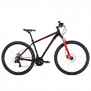 Велосипед Stark'22 Indy 26.1 D Microshift черный/красный