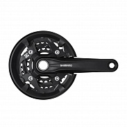 Шатун Shimano MT210 170мм 46/30 для 2*9 ск с защитой черный EFCMT210CX60CL