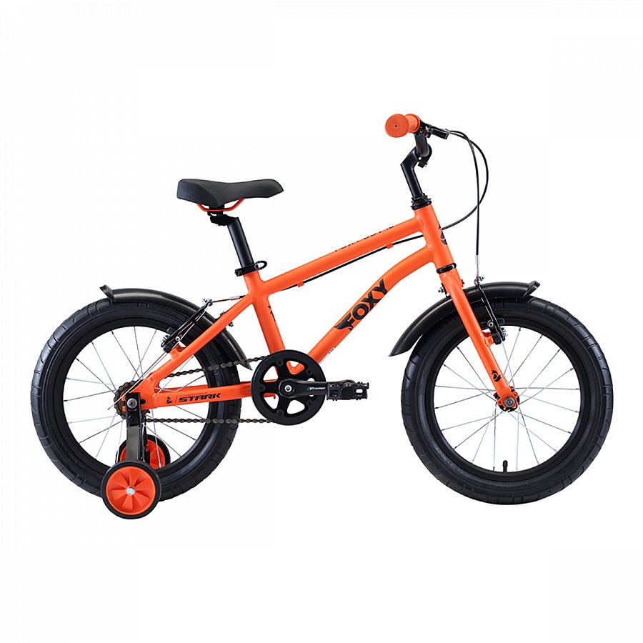 Велосипед Stark'20 Foxy 16 Boy оранжевый/голубой/черный H000016492