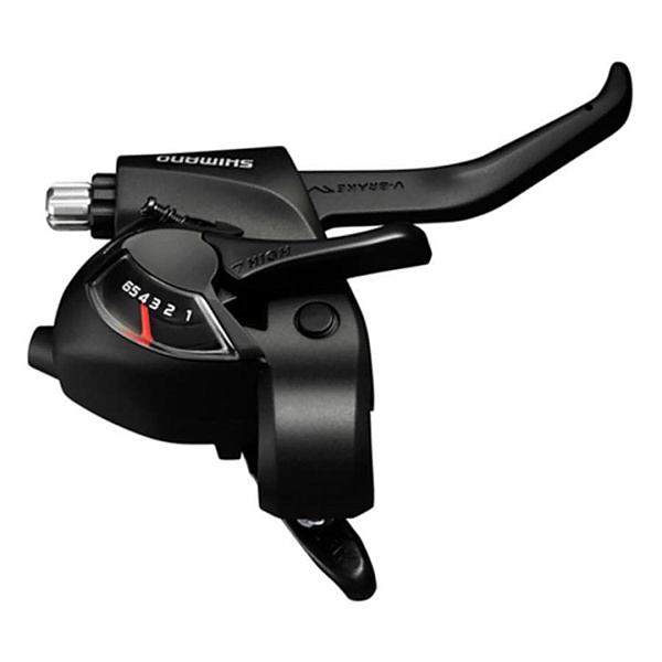 Шифтер/тормозная ручка Shimano Tourney ST-EF41 прав 6ск 2050 мм черный б/уп ASTEF41R6AL