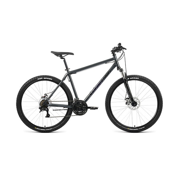 Велосипед 27,5" Forward Sporting 27,5 2.2 D Темно-серый/Черный 2022 г