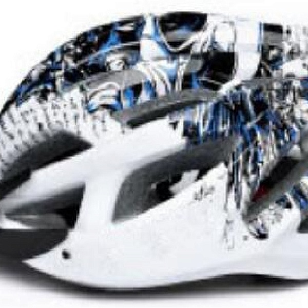 Шлем защитный FSD-HL007 (in-mold) L (54-61 см) сине-белый/600311