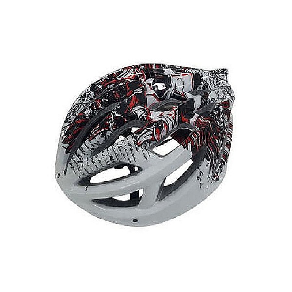 Шлем защитный FSD-HL007 (in-mold) L (54-61 см) красно-белый/600309