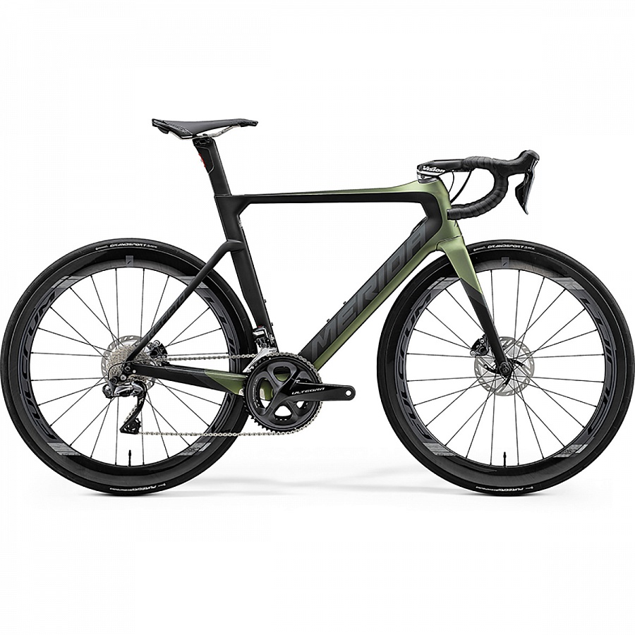 Велосипед Merida Reacto 8000-E SilkFogGreen/Black 2020