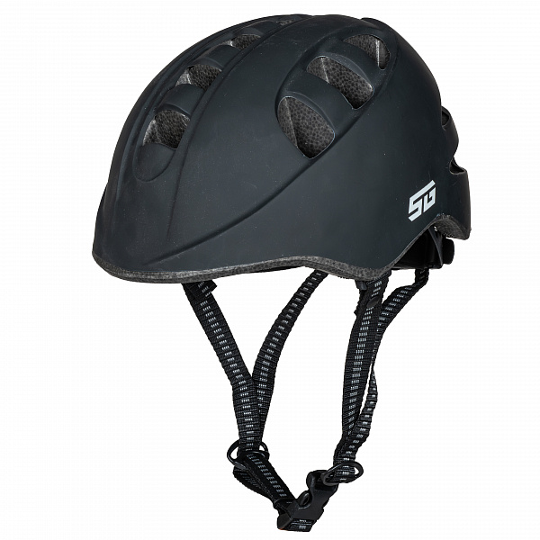 Шлем защитный STG MA-2-B черный S (48-52см) с фонарём в застёжке Х98568