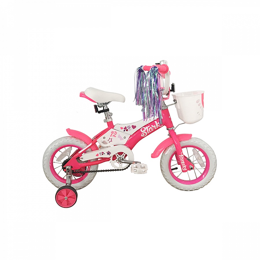 Велосипед Stark'18 Tanuki 12 Girl розовый/белый H000010909