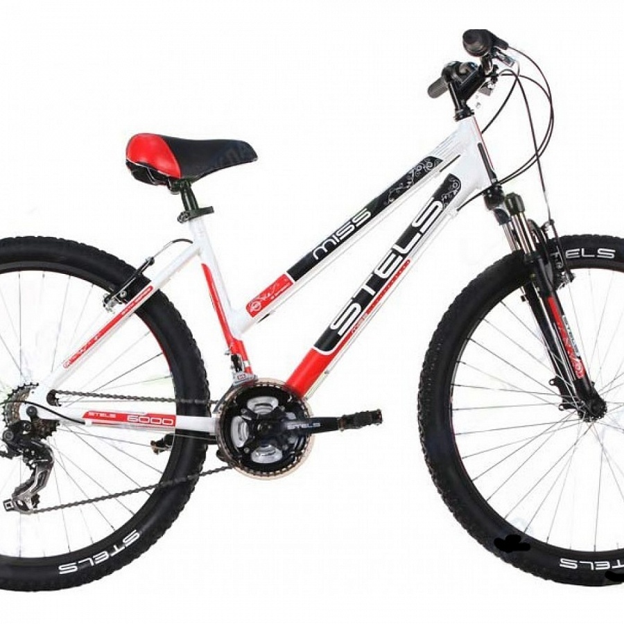 Велосипед Stels Miss-6000 V V010 Белый/Черный/Красный