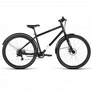 Велосипед 29" Forward SPIKE D AL Черный/Серебристый 2023г