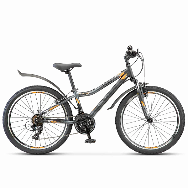 Велосипед Stels Navigator 24" 410 V 21 sp Z010 Антрацитовый/Чёрный (EP-00009096)