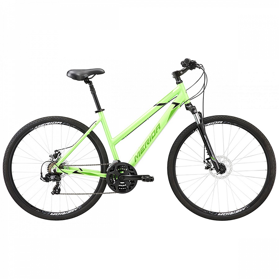 Велосипед Merida Crossway 10-MD Lady SilkLiteGreen(Black/Green) 2020