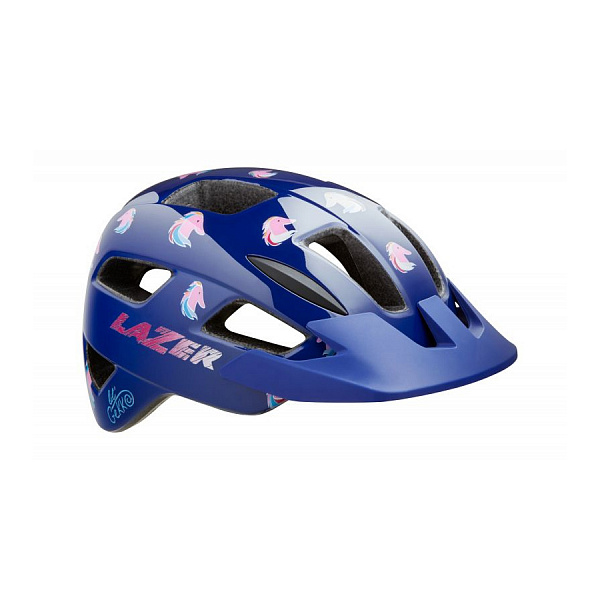 Шлем велосипедный Lazer Kids Lil Gekko цв. синий пони размер U BLC2207888207