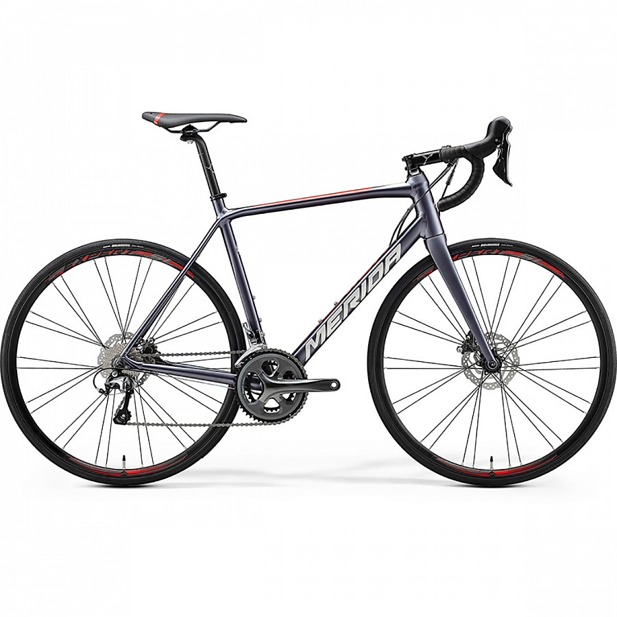 Велосипед Merida Scultura Disc 300 SilkAnthracite/RaceRed 2020