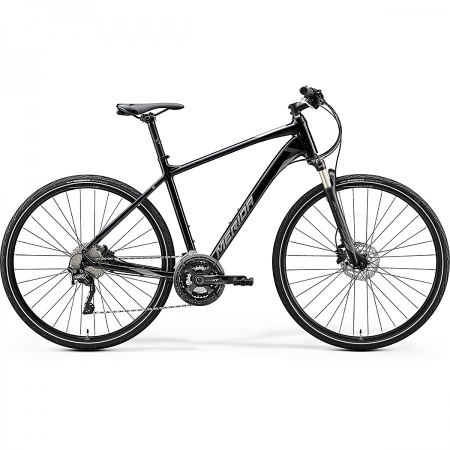Велосипед Merida Crossway XT Edition GlossyBlack/MattSilver/Black 2020