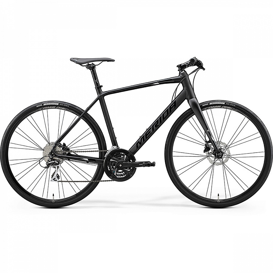 Велосипед Merida Speeder 100 MattBlack/GlossyBlack/Silver 2020