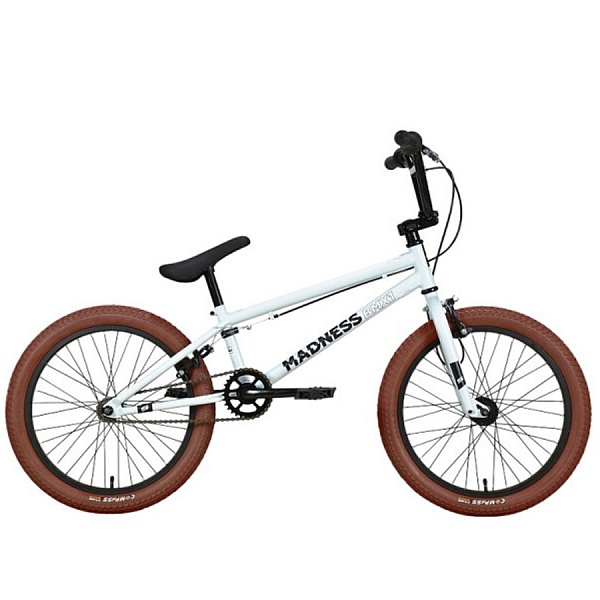 Велосипед Stark'22 Madness BMX 1 серебристый/черный/коричневый HQ-0014007