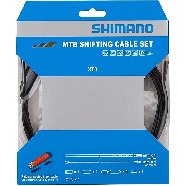 Трос+оплетка перекл Shimano SP41 черный, полимерн. Y01V98112