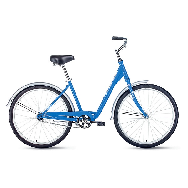 Велосипед 26" Forward Grace 26 1.0 Синий/Белый 2022 г
