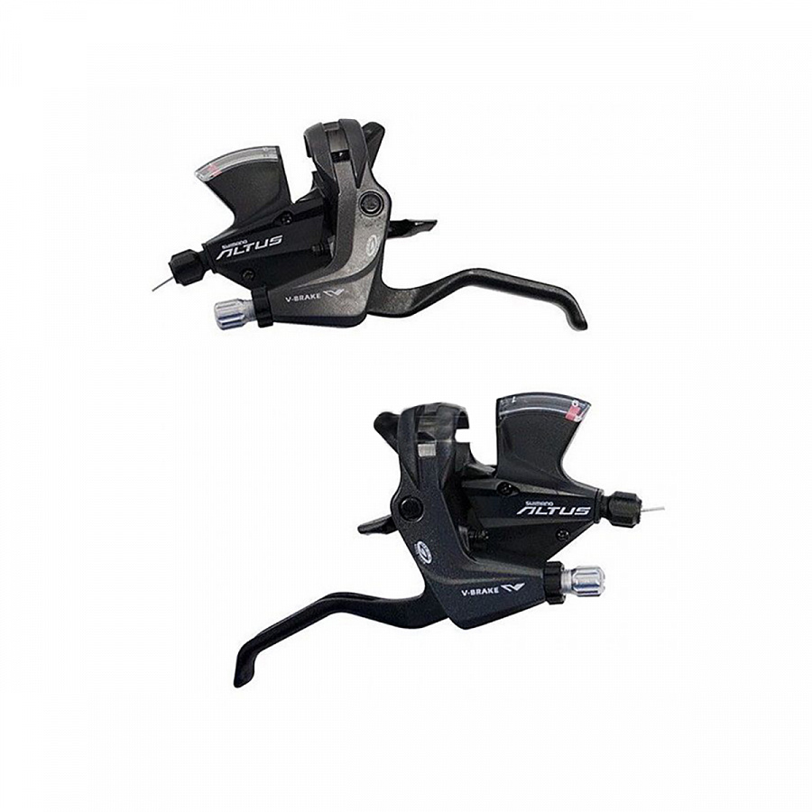 Шифтер/тормозная ручка Shimano Altus ST-EF65 лев/пра 3*8ск черный тр.+оплетк ESTM3102PTAL