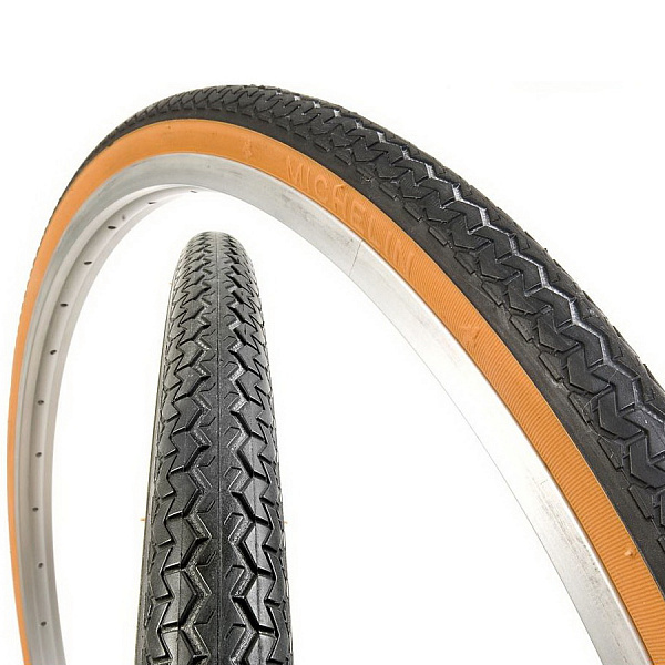 Велопокрышка 28" Michelin WORLD TOUR 35-622 (700X35C)GW TR/BLACK 22TPI,чёрный/кремовый 124602