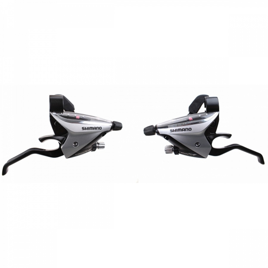 Шифтер/тормозная ручка Shimano Acera EF65 лев/пр 3x7 тр.+оплетк серебро ESTEF65P7A3S