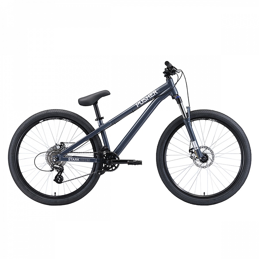 Велосипед Stark'20 Pusher-1 S серый/серебристый H000014185
