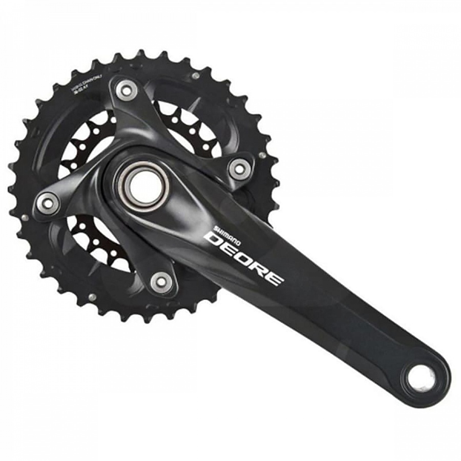 Шатун Shimano Deore М617 170 мм черный б/каретки EFCM617CX62L               