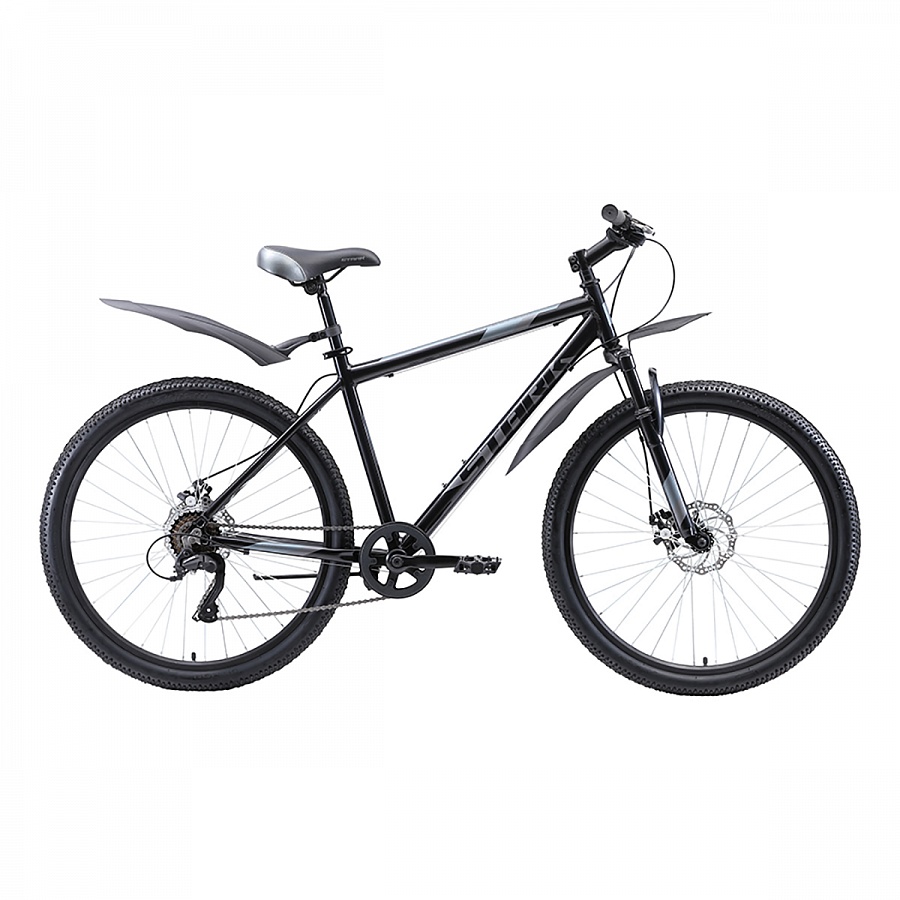 Велосипед Stark'20 Respect 26.1 D Microshift черный/серый/серый