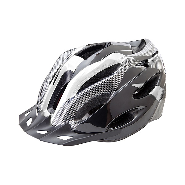 Шлем защитный FSD-HL021 (out-mold) L (58-60 см) чёрно-белый/600125