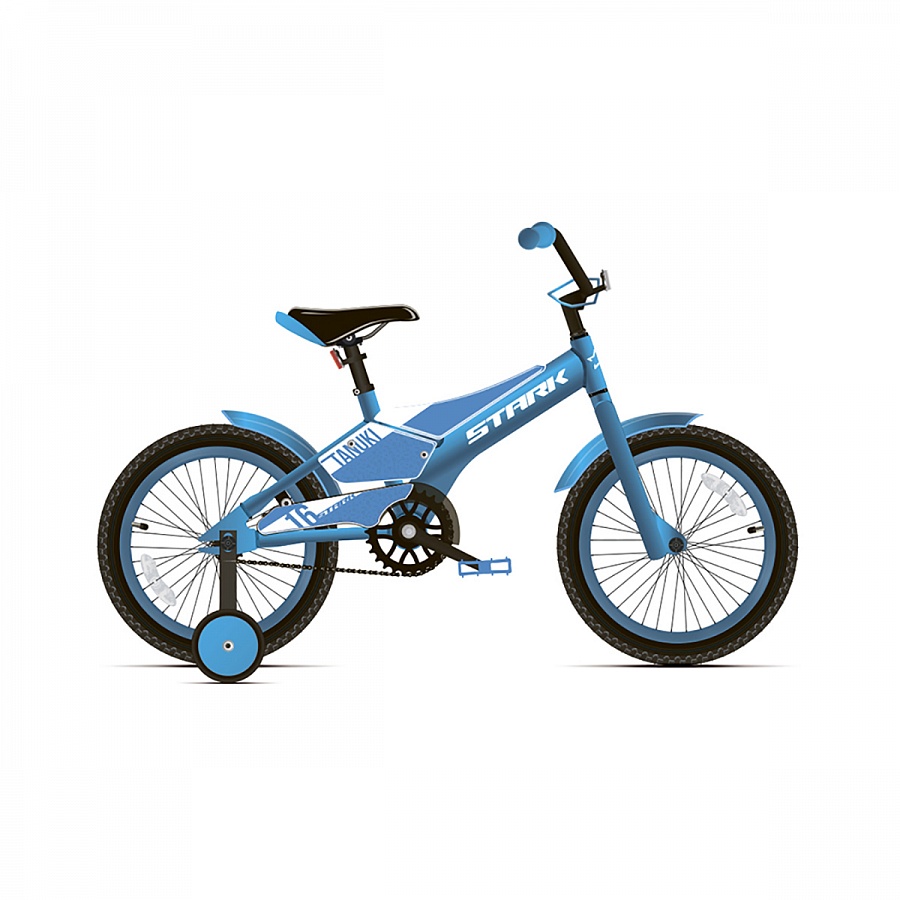 Велосипед Stark'20 Tanuki 16 Boy голубой/белый H000015185