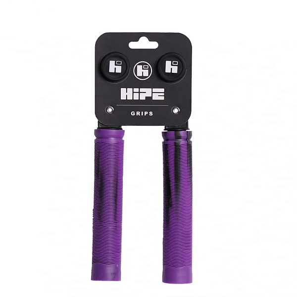 Грипсы HIPE 01 Duo Фиолетовые/черные
