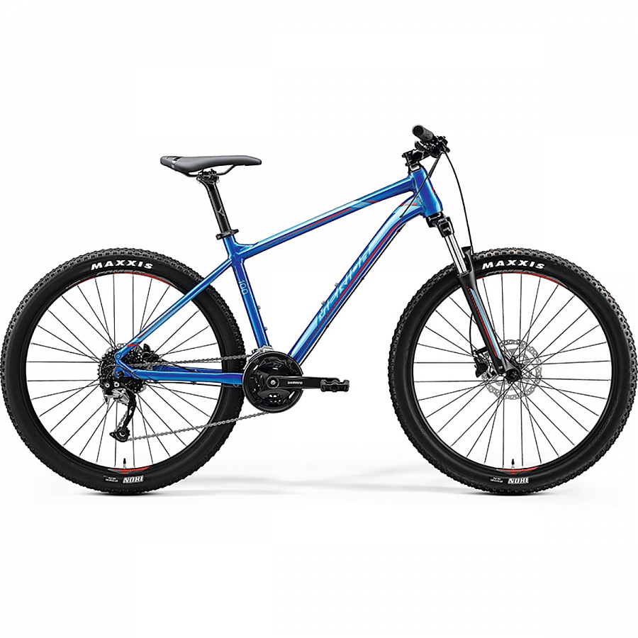 Велосипед Merida Big.Seven 100 GlossyBlue/Red 2020