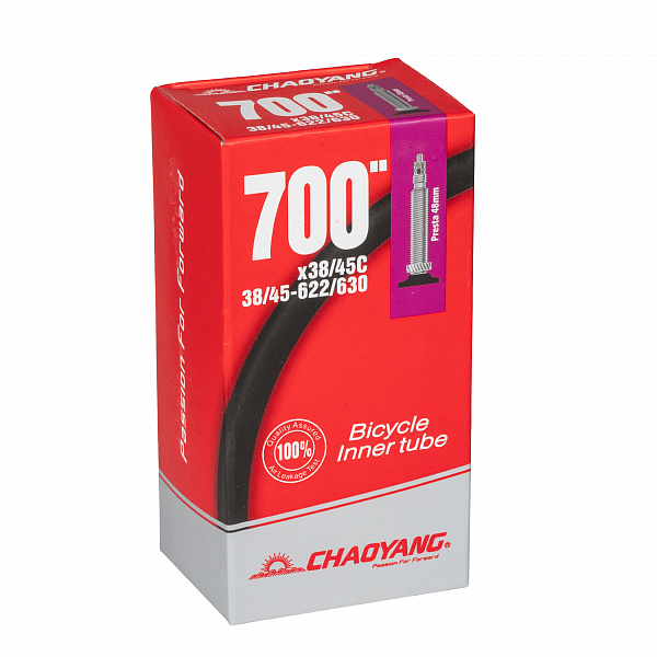 Велокамера 28" Chao Yang 700x38/45C F/V 48мм/650054