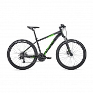 Велосипед 27,5" Endorphin Alive D AL Черный Матовый/Ярко-зеленый