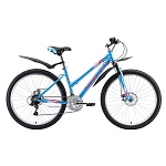 Велосипед Stark'20 Luna 26.1 D голубой/розовый/серебристый