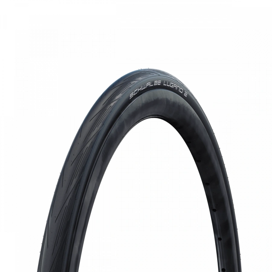 Велопокрышка 28" Schwalbe LUGANO II K-Guard 23-622,700х23С B/B-SK HS471 SiC (05-11654008)