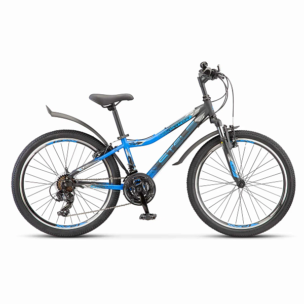 Велосипед Stels Navigator 24" 410 V 21-sp Z010 Черный/Синий (EP-00009096)