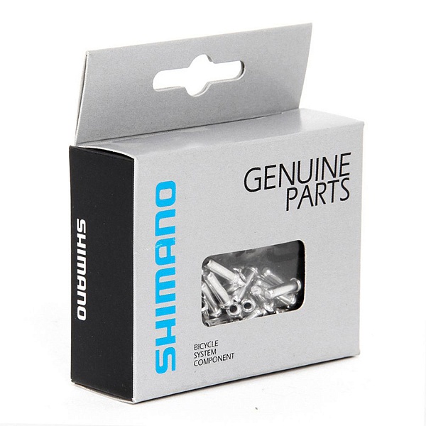 Концевик Shimano алюминий д/троса тормоза, (100шт) Y62098040