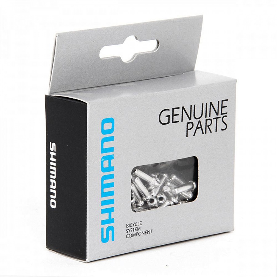 Концевик Shimano алюминий д/троса тормоза, (100шт) Y62098040