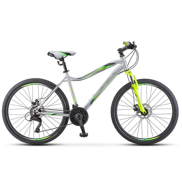 Велосипед Stels Miss-5000 MD V020 Серебристый/Салатовый (LU096322)