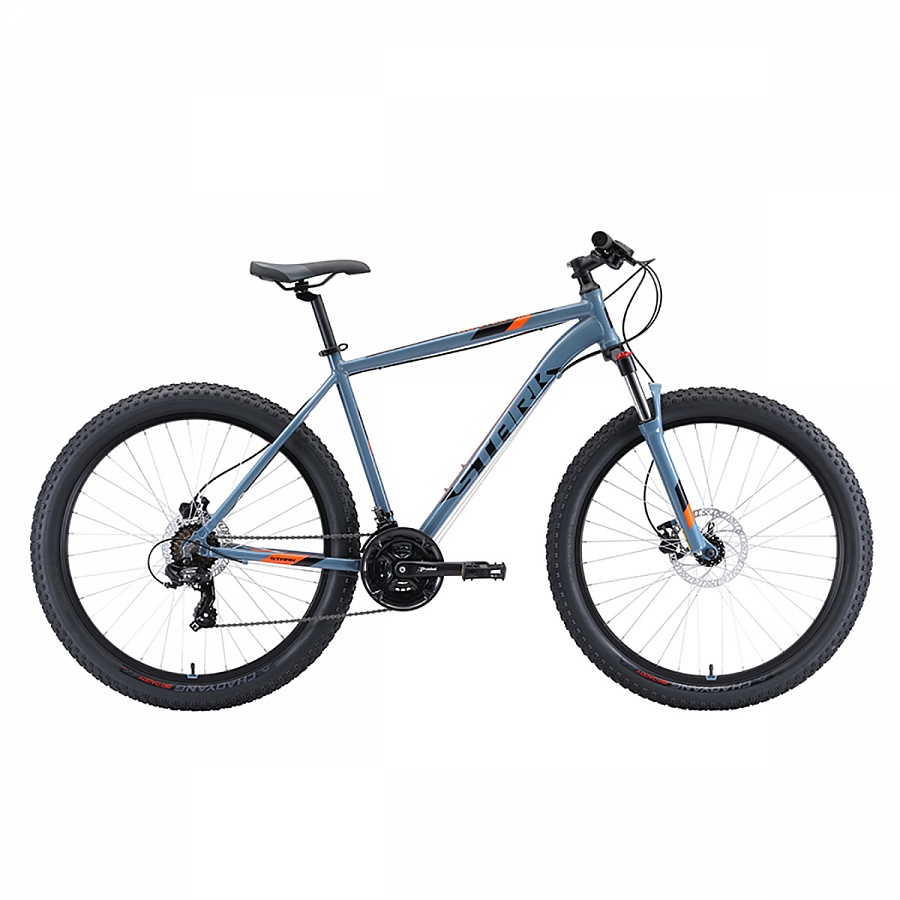 Велосипед Stark'20 Hunter 27.2+ HD серый/чёрный/оранжевый