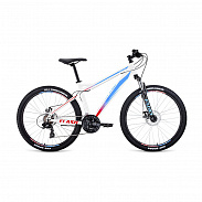 Велосипед 26" Forward Flash 26 2.0 disc Белый/Голубой 20-21 г