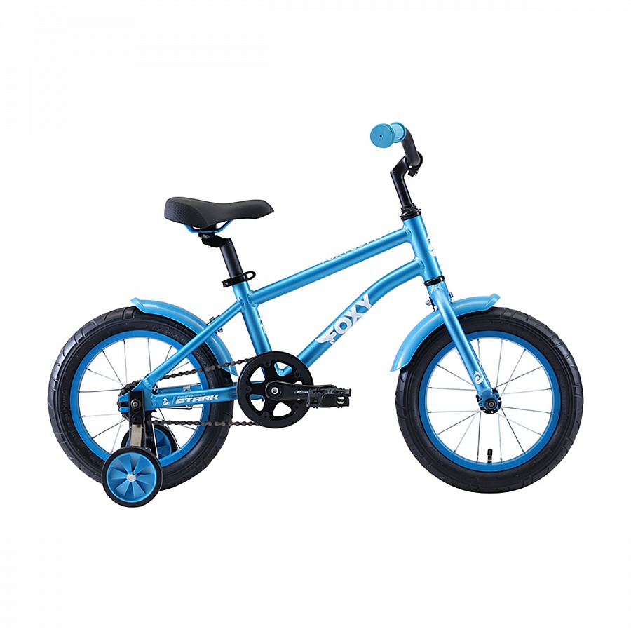 Велосипед Stark'20 Foxy 14 Boy голубой/белый H000016494