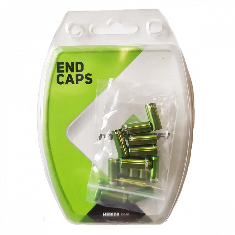 Комплект наконечников для рубашки/троса Merida Universal End Caps Green (2260001948)