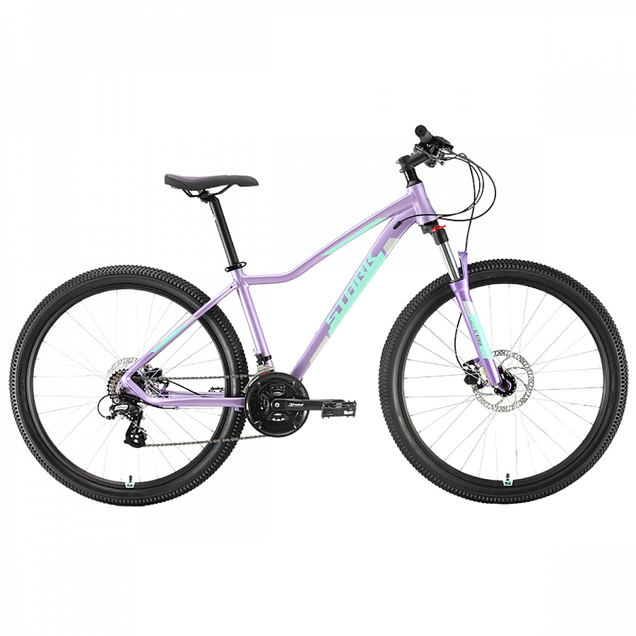 Велосипед Stark'20 Viva 27.2 HD фиолетовый/голубой/серебристый