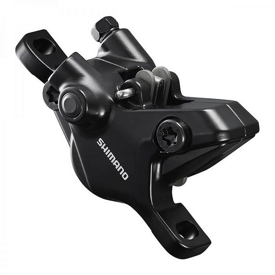 Калипер Shimano MT410 гидравл.post mount, полимерн. колодк.без адапт.серебро EBRMT410MPRXL