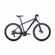 Велосипед 27,5" Forward Apache 27,5 2.2 disc AL Черный матовый/Черный 20-21 г